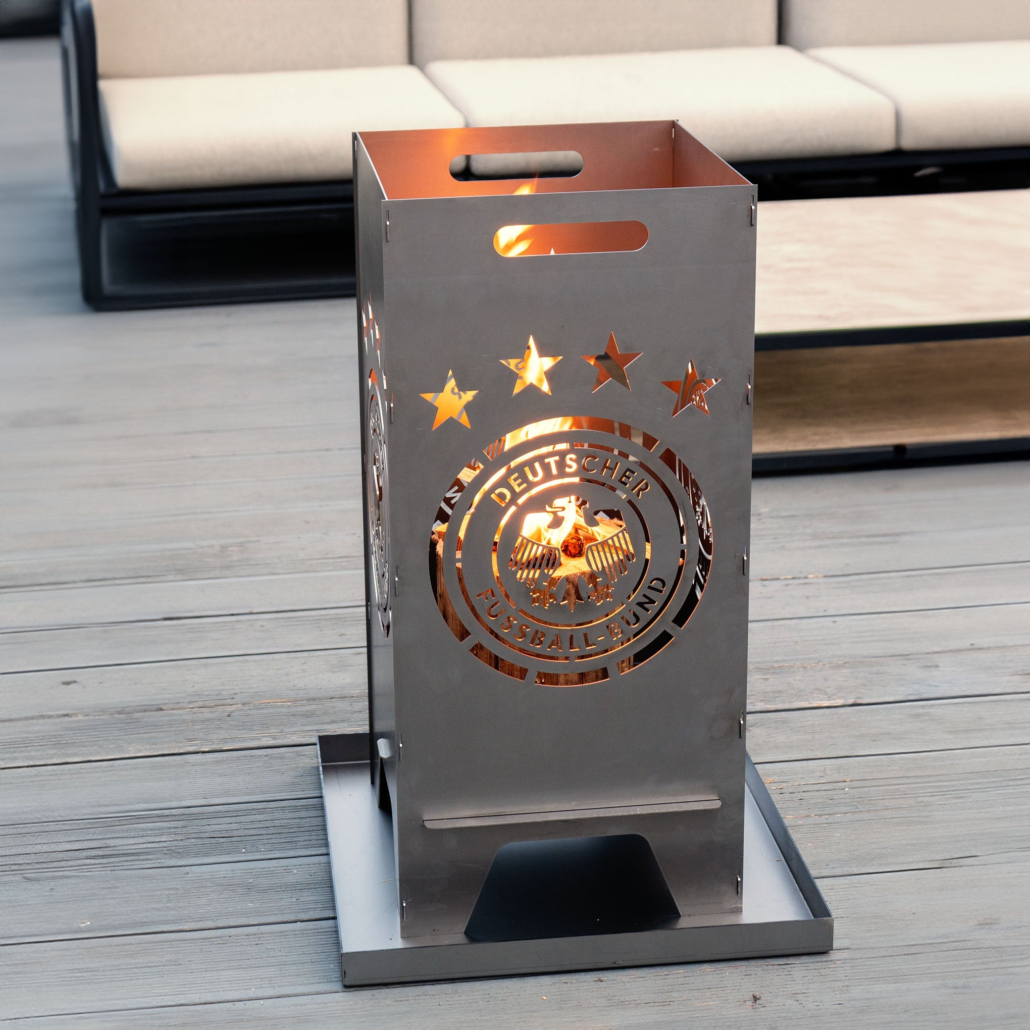 78cm Feuertonne "DFB Männer-Nationalmanschaft" - Feuertonnen Bertling®