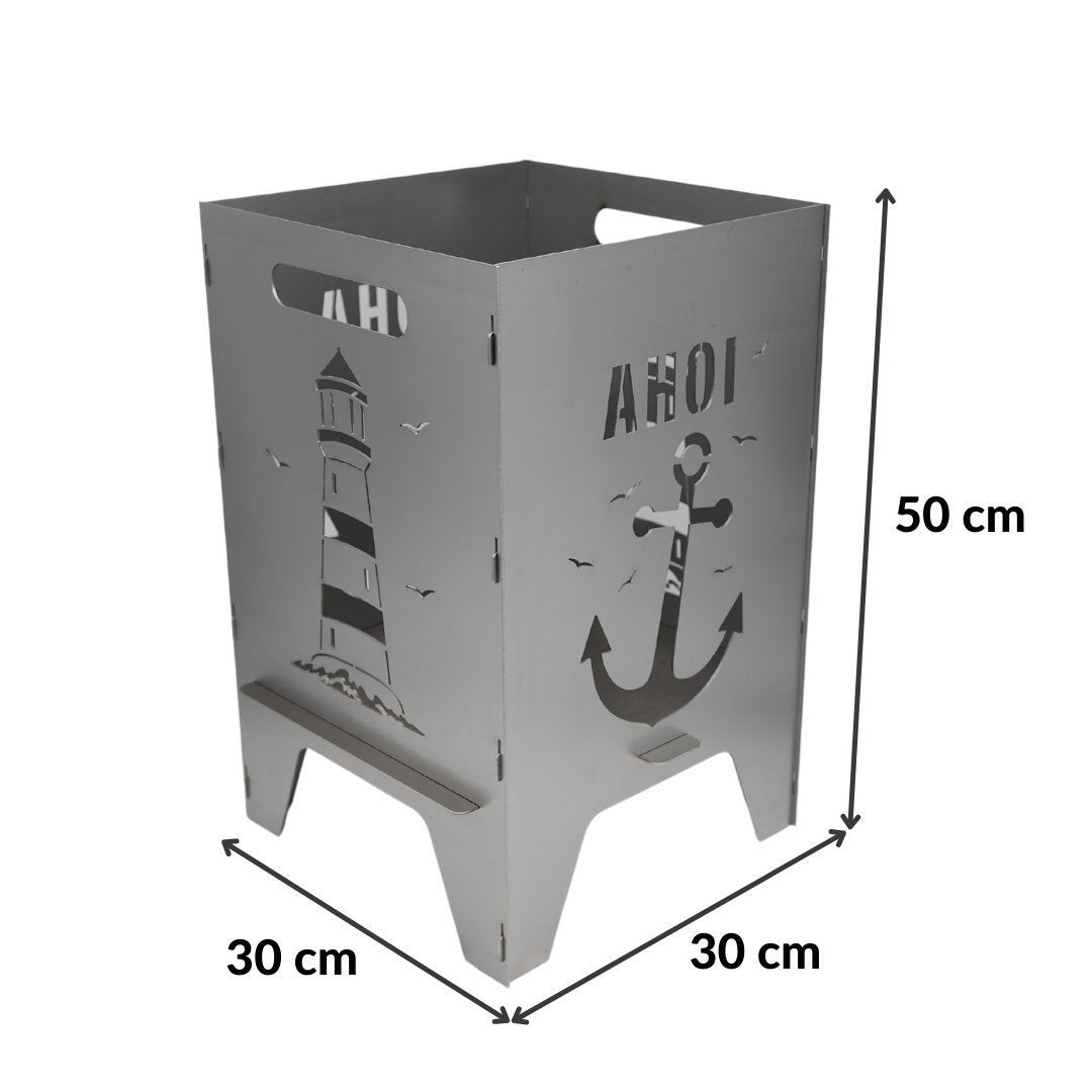 50cm Feuertonne "AHOI" - Feuertonnen Bertling®