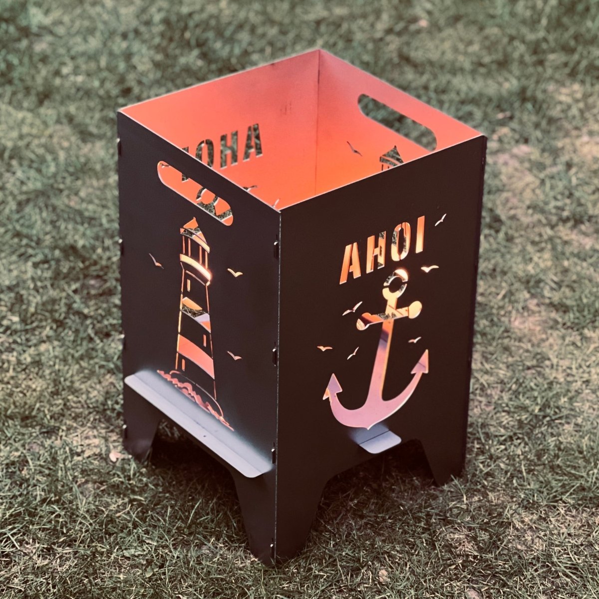 50cm Feuertonne "AHOI" - Feuertonnen Bertling®