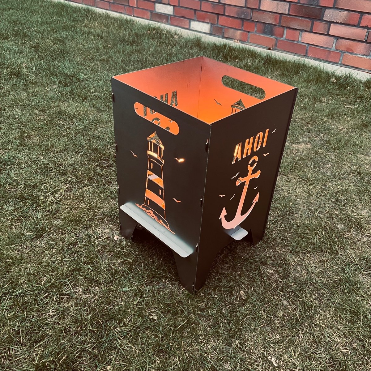 50cm Feuertonne "AHOI" - Feuertonnen Bertling®