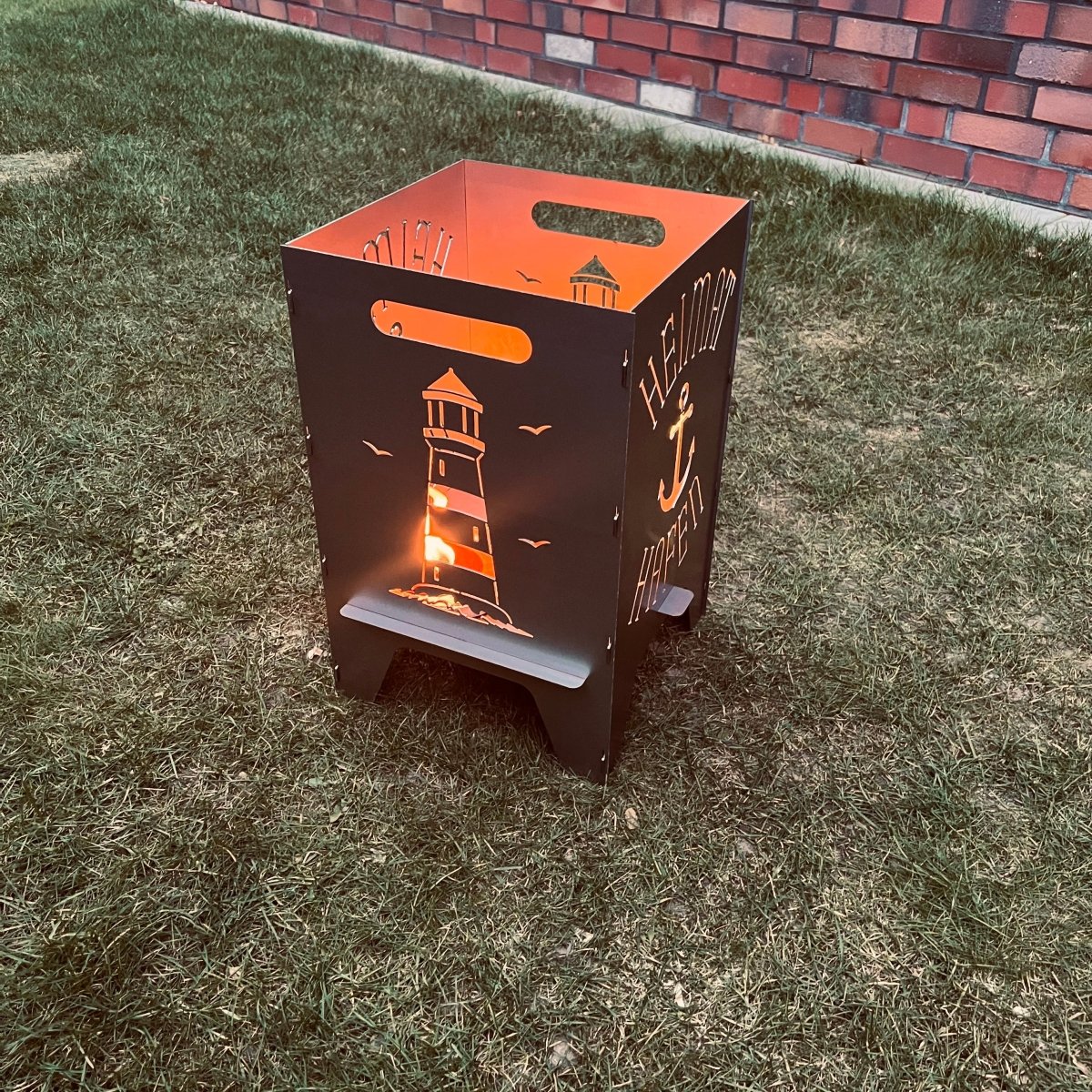 50cm Feuertonne "Heimathafen" - Feuertonnen Bertling®