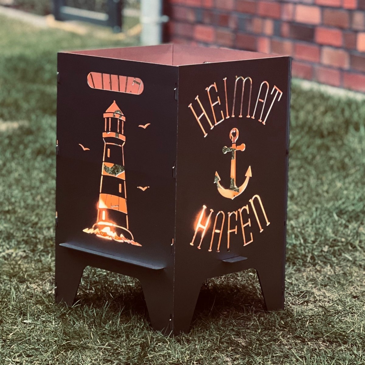 50cm Feuertonne "Heimathafen" - Feuertonnen Bertling®