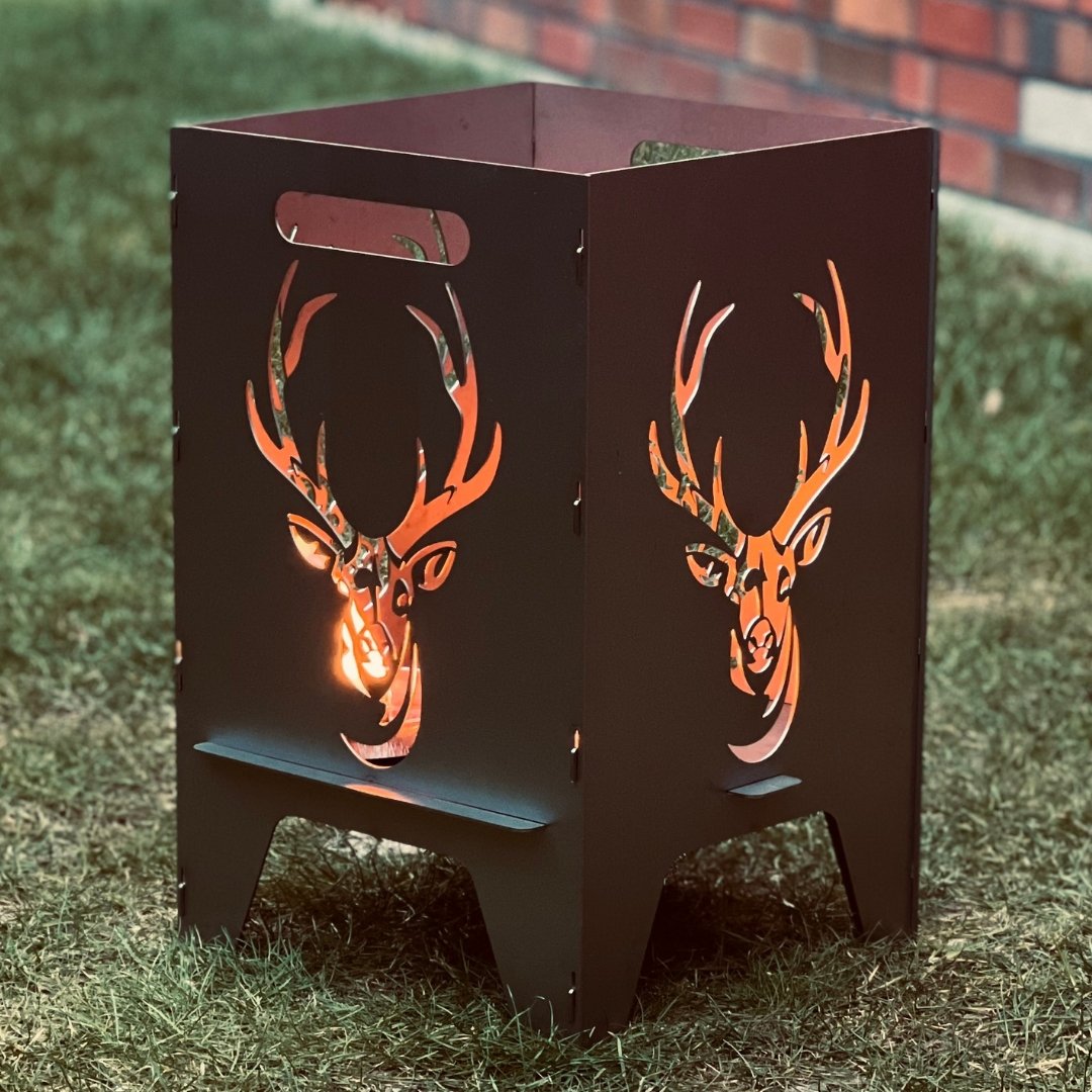 50cm Feuertonne "Hirsch" - Feuertonnen Bertling®