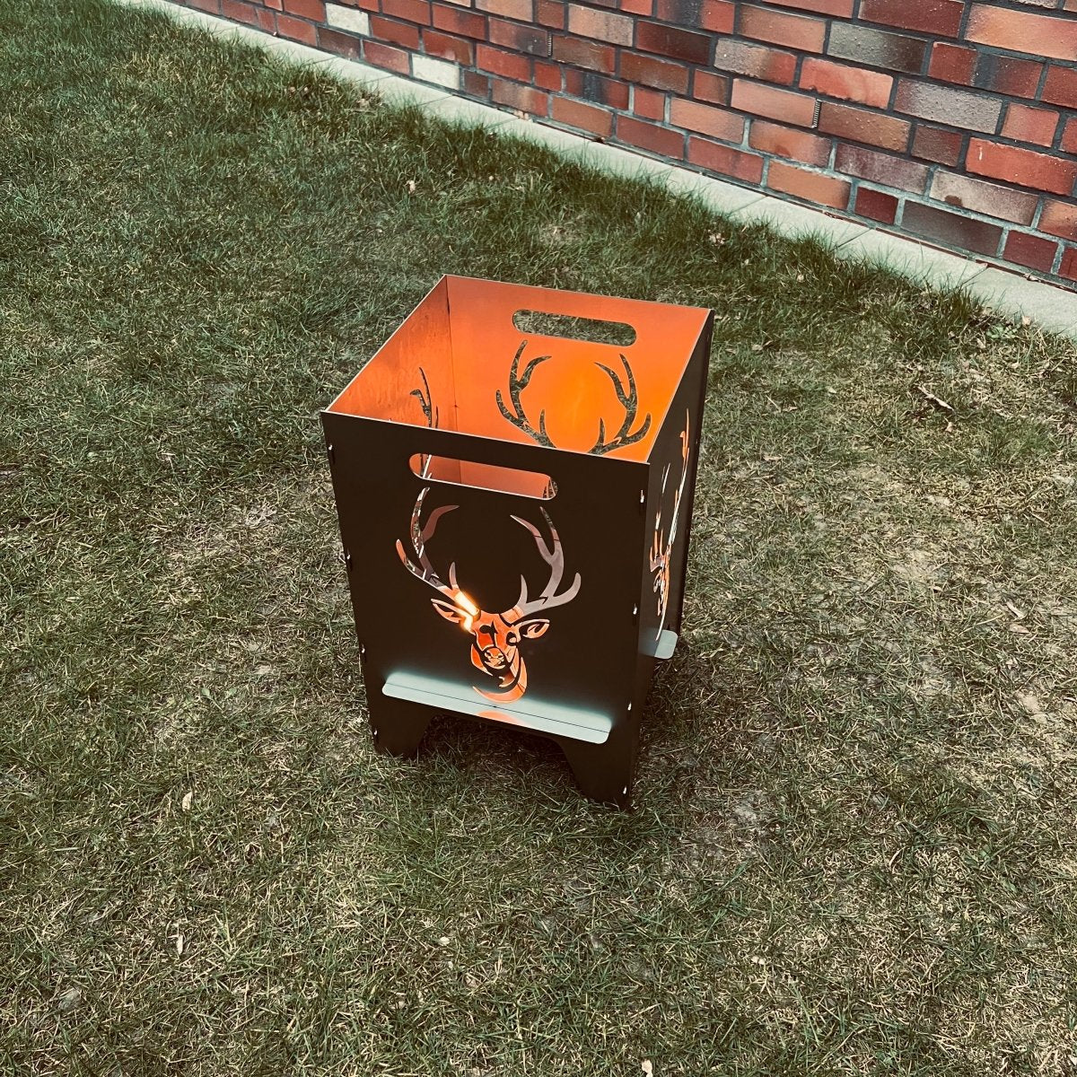 50cm Feuertonne "Hirsch" - Feuertonnen Bertling®