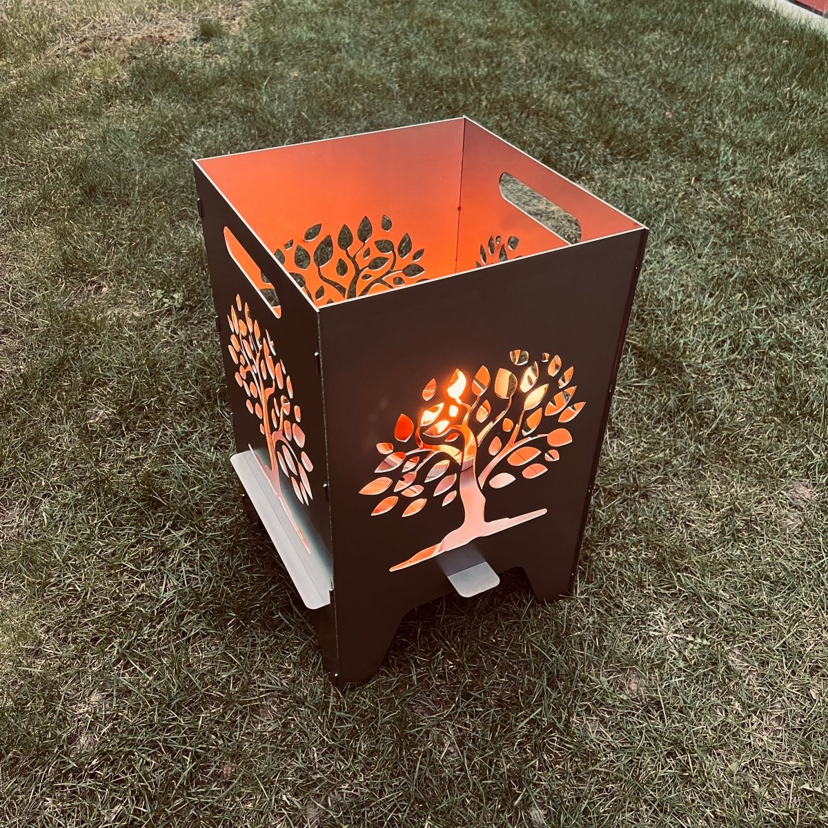 50cm Feuertonne "Lebensbaum" - Feuertonnen Bertling®