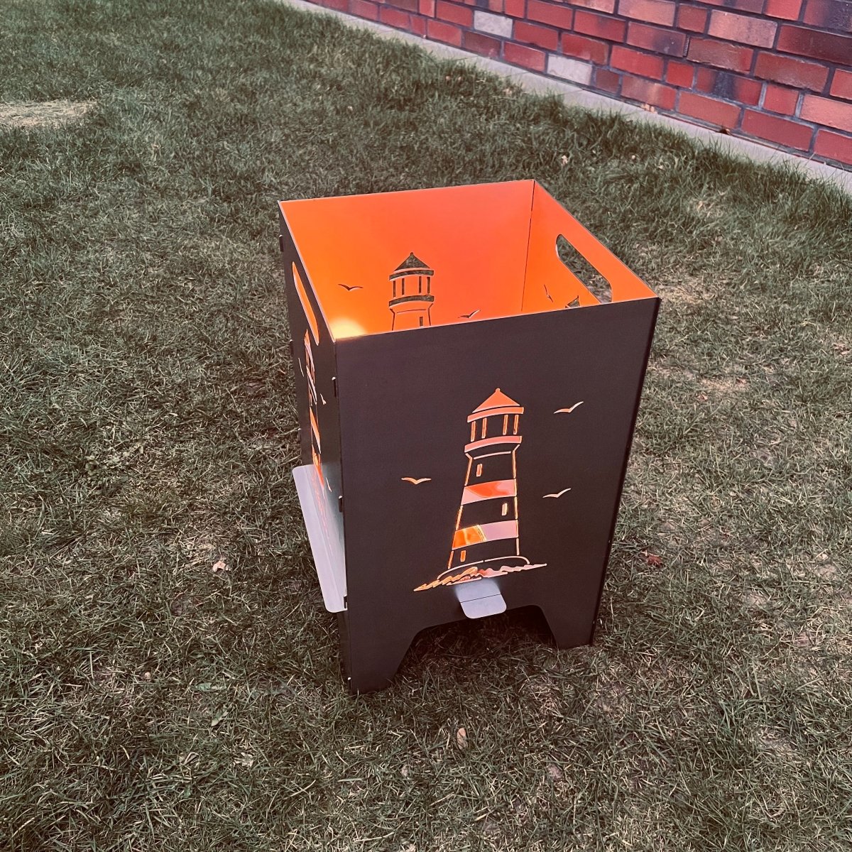 50cm Feuertonne "Leuchtturm" - Feuertonnen Bertling®