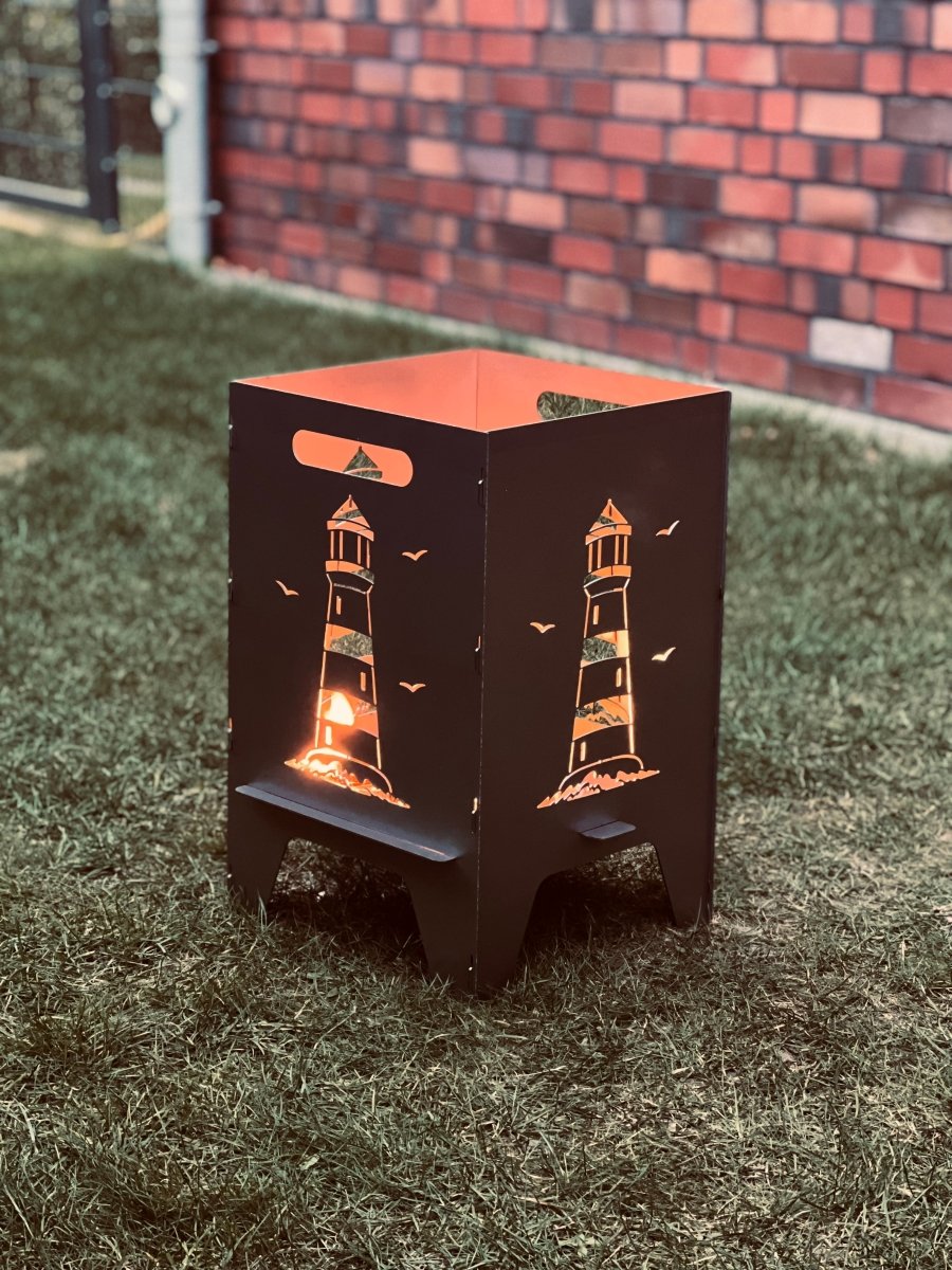 50cm Feuertonne "Leuchtturm" - Feuertonnen Bertling®