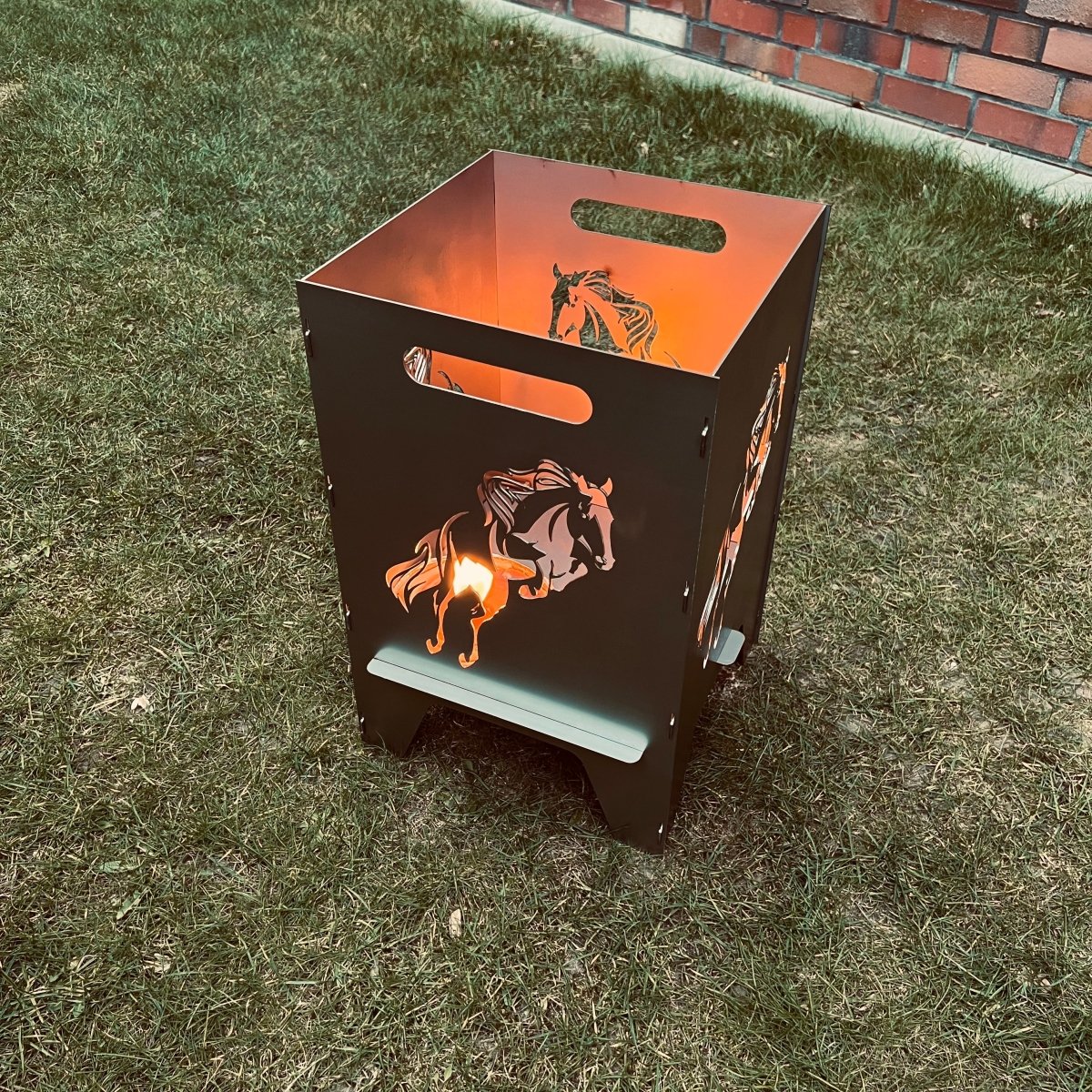 50cm Feuertonne "Pferd" - Feuertonnen Bertling®