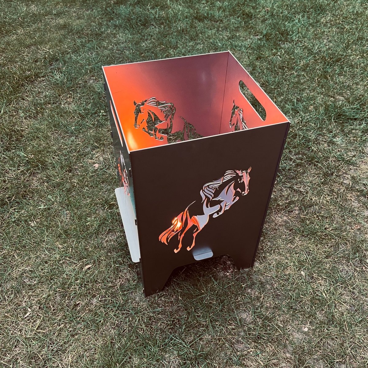 50cm Feuertonne "Pferd" - Feuertonnen Bertling®