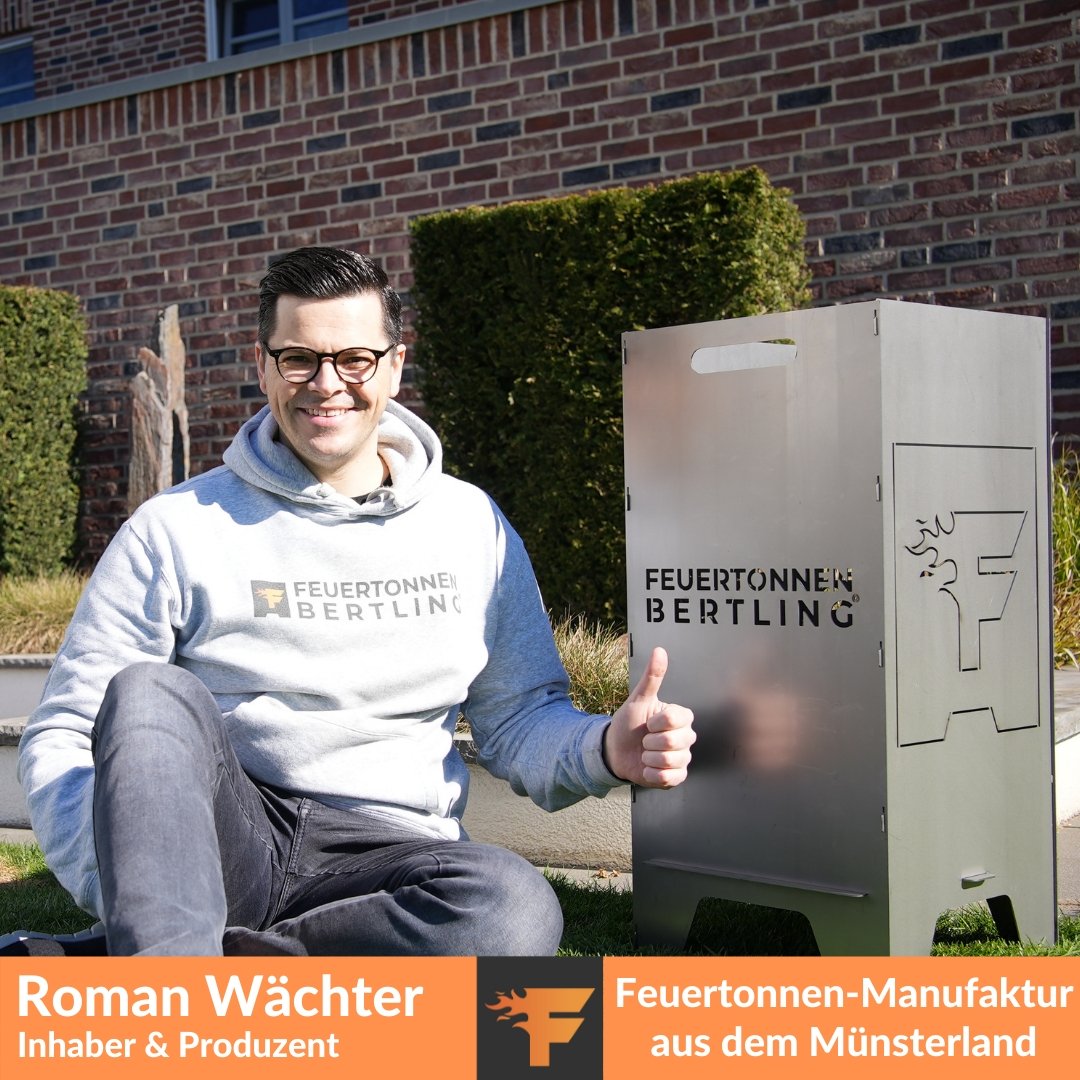 50cm Feuertonne "Segelboot" - Feuertonnen Bertling®