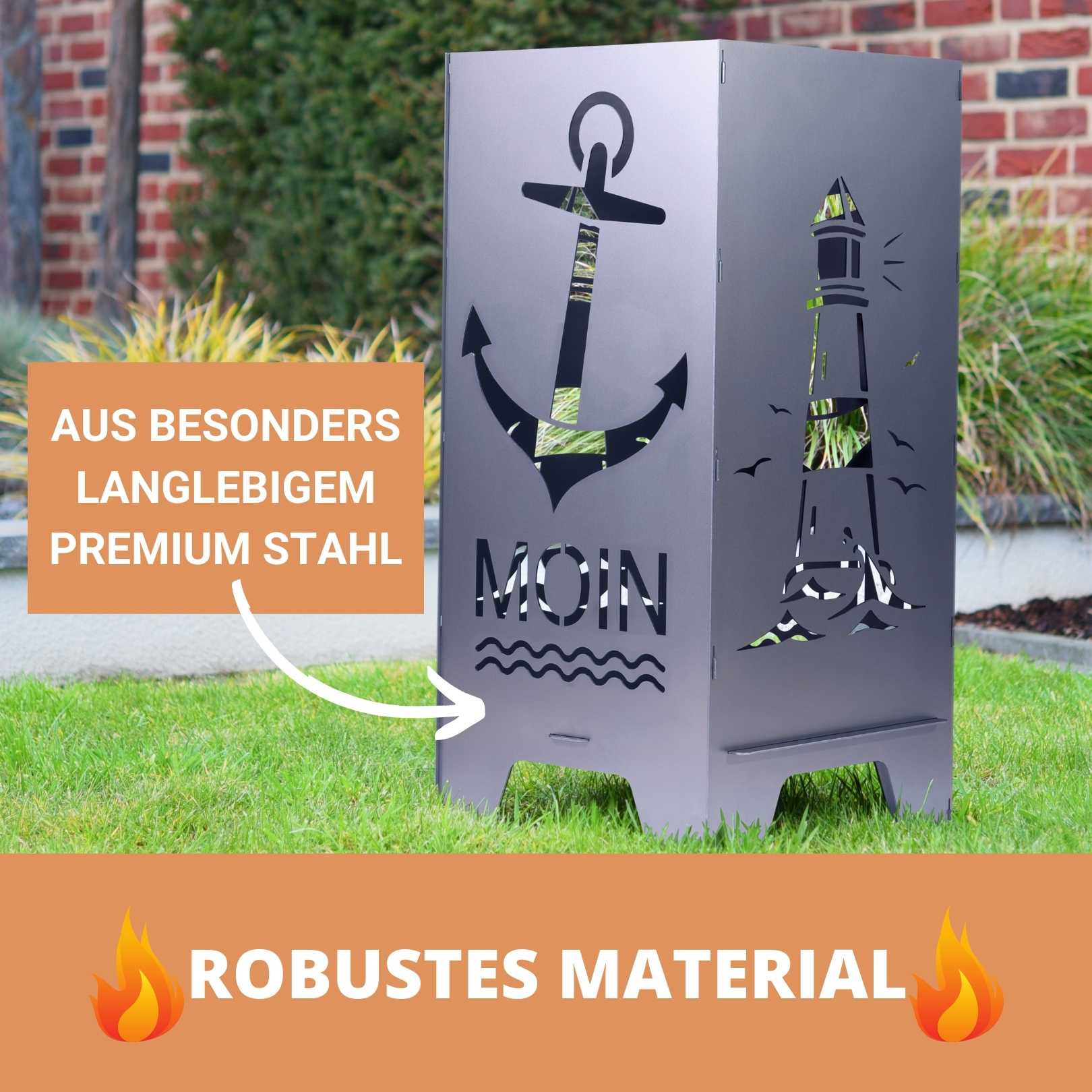 78cm Feuertonne "Moin"