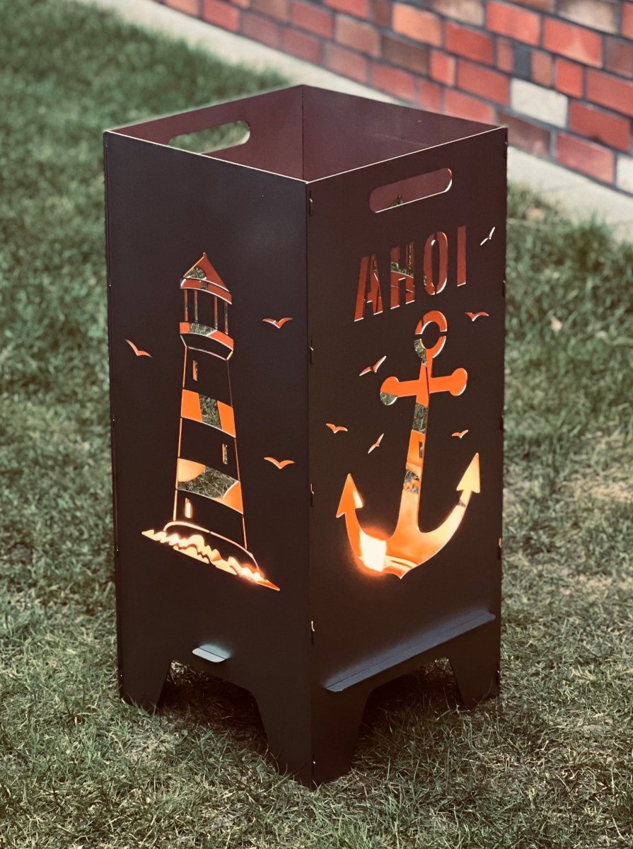 78cm Feuertonne "AHOI" - Feuertonnen Bertling®