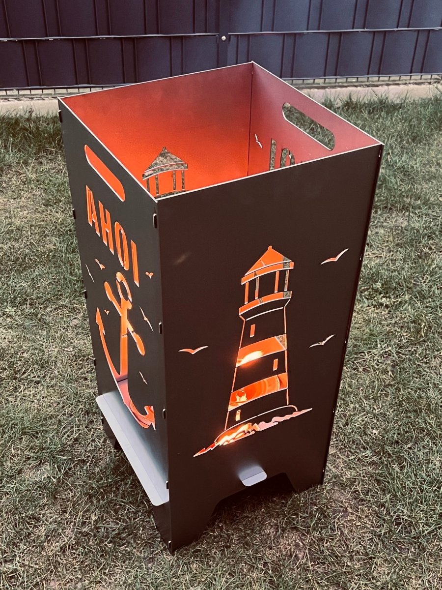 78cm Feuertonne "AHOI" - Feuertonnen Bertling®