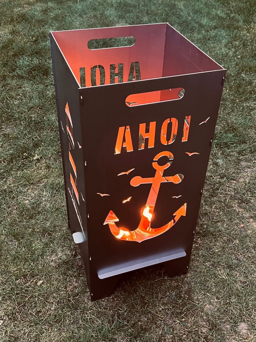 78cm Feuertonne "AHOI" - Feuertonnen Bertling®