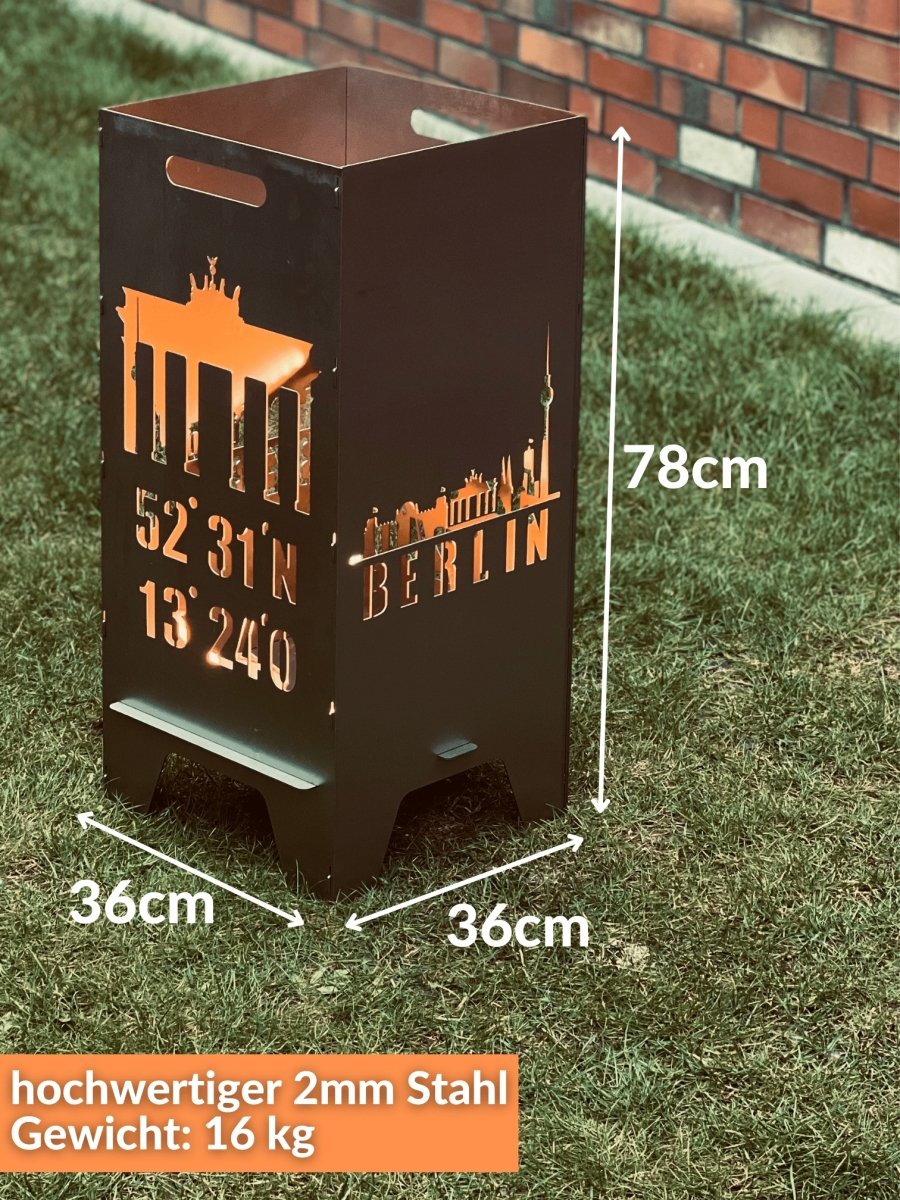 78cm Feuertonne "Berlin" - Feuertonnen Bertling®