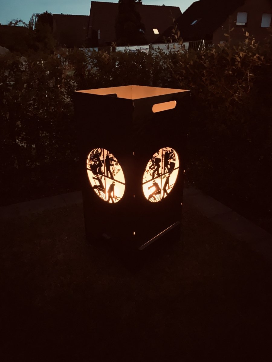 78cm Feuertonne "Feuerwehr" - Feuertonnen Bertling