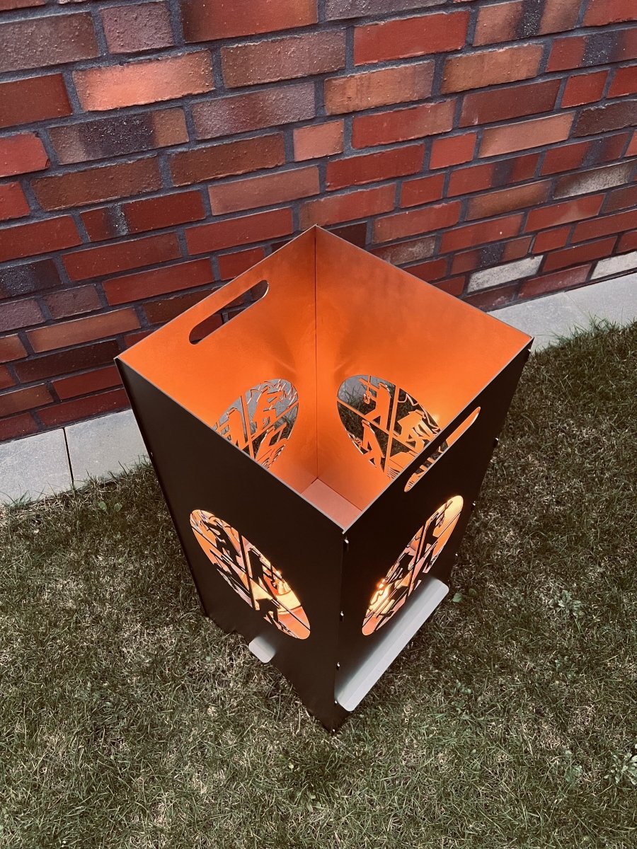 78cm Feuertonne "Feuerwehr" - Feuertonnen Bertling