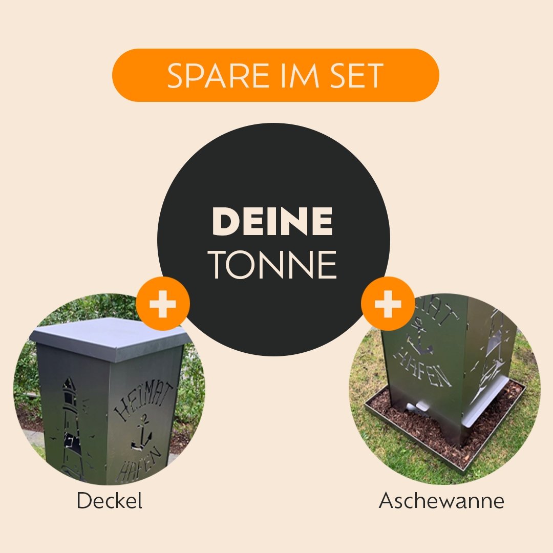 78cm Feuertonne "Hirsch" - Feuertonnen Bertling®