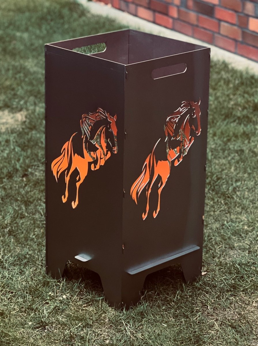 78cm Feuertonne "Pferd" - Feuertonnen Bertling®