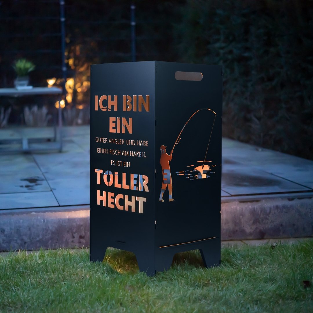 78cm Feuertonne "toller Hecht" - Feuertonnen Bertling®