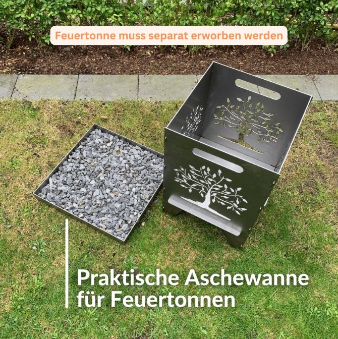 Aschewanne für 50cm Feuertonne - Feuertonnen Bertling®
