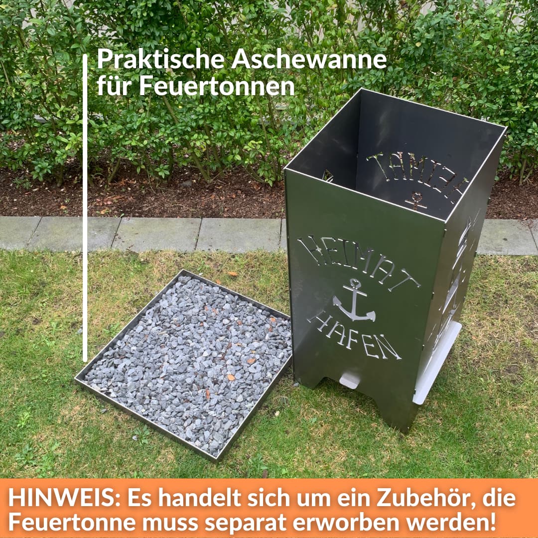 Aschewanne für 78cm Feuertonne - Feuertonnen Bertling®