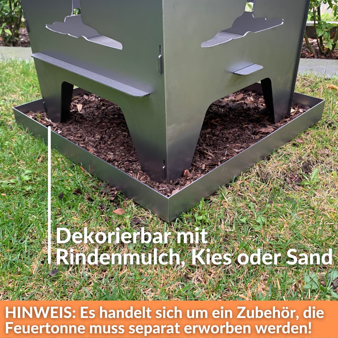 Aschewanne für 78cm Feuertonne - Feuertonnen Bertling®