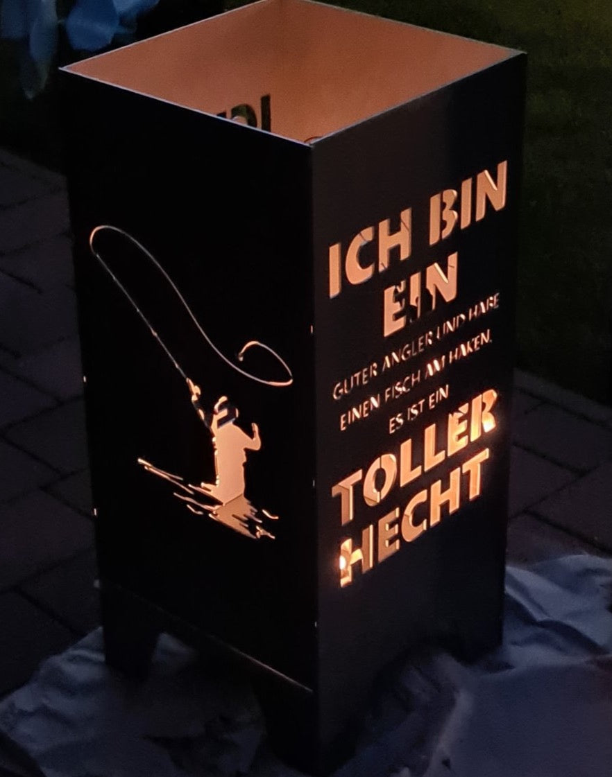 Feuertonne 78cm "toller Hecht" - Feuertonnen Bertling