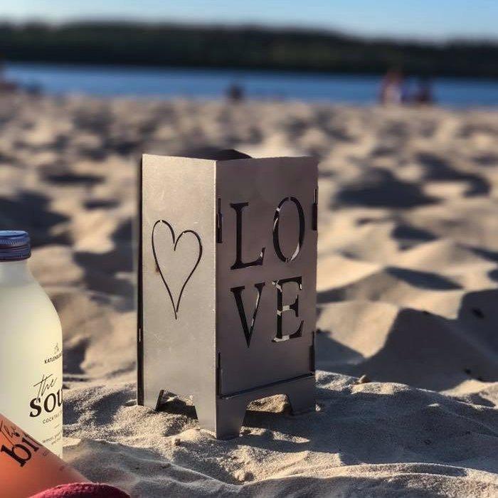 Mini Feuertonne "LOVE" - Feuertonnen Bertling