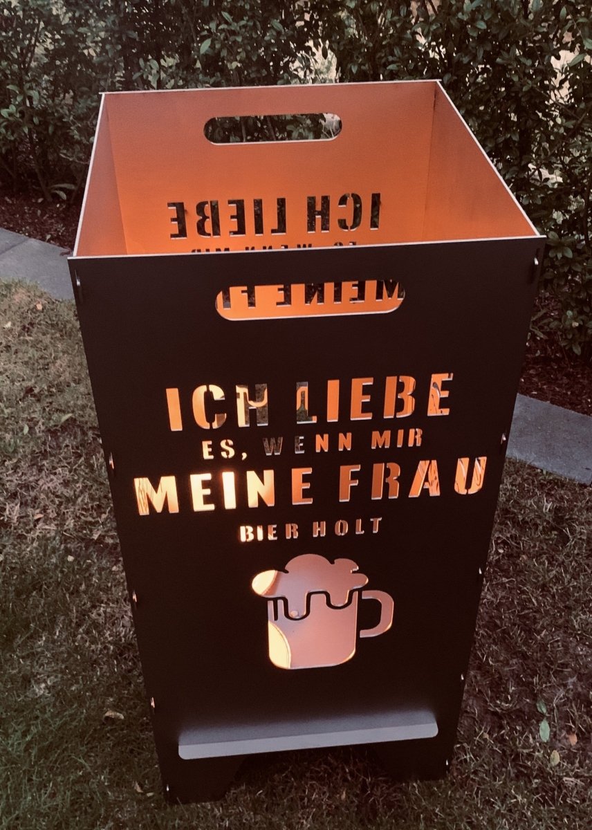 NEU: 78cm Feuertonne "Biergarten" - Feuertonnen Bertling