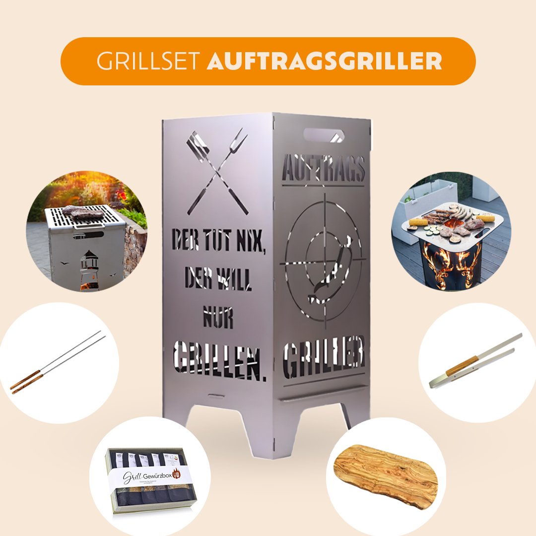 Grillset für Profis "Auftragsgriller" - Feuertonnen Bertling®