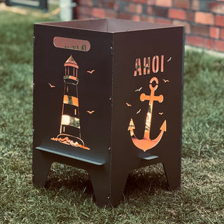 50cm Feuertonne "AHOI" - Feuertonnen Bertling®