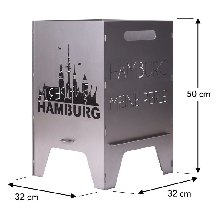 50cm Feuertonne "Hamburg" - Feuertonnen Bertling