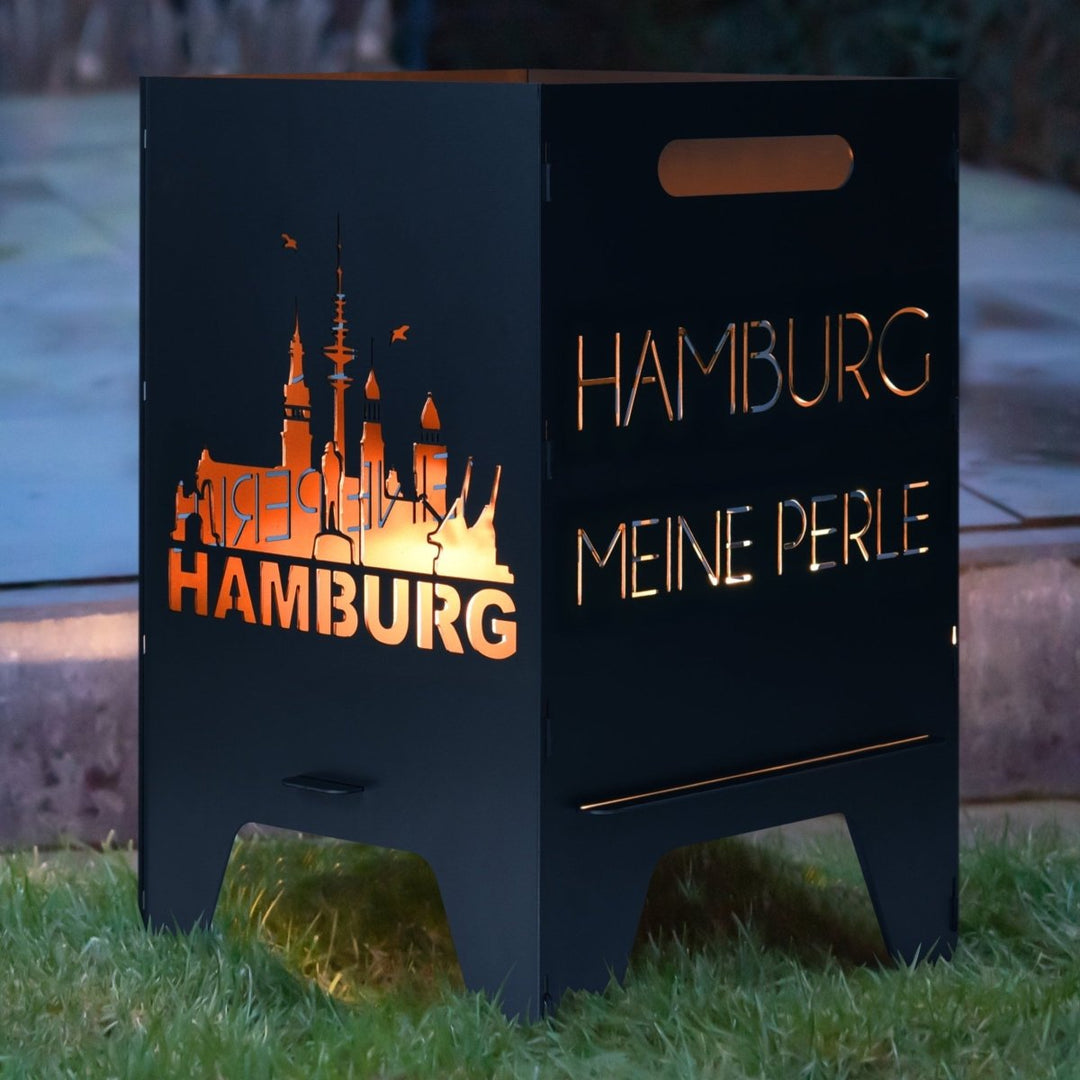 50cm Feuertonne "Hamburg" - Feuertonnen Bertling