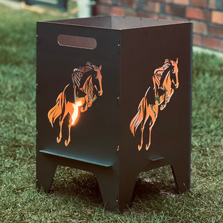 50cm Feuertonne "Pferd" - Feuertonnen Bertling®