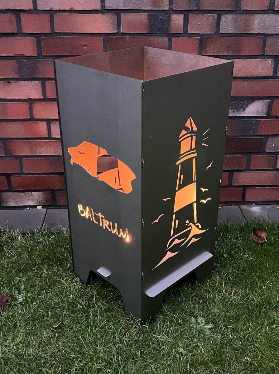 78cm Feuertonne "Baltrum" - Feuertonnen Bertling
