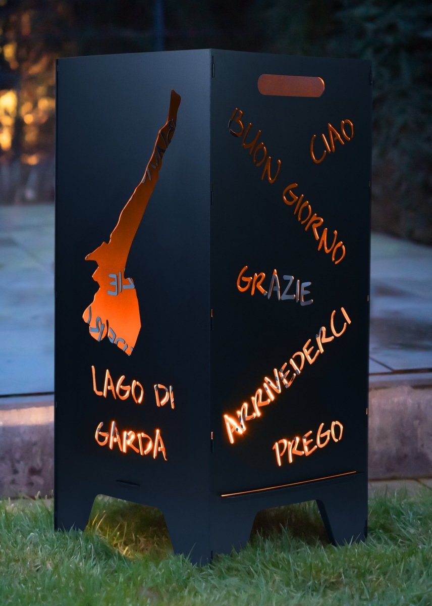 78cm Feuertonne "LAGO DI GARDA" - Feuertonnen Bertling